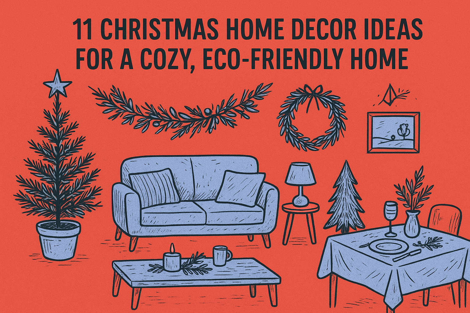 11 Christmas Home Decor Ideas for a Cozy, Eco-Friendly Home