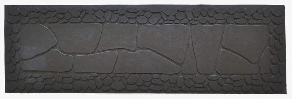10" X 33" Black Rubber Outdoor Door Mat - NOBLE HOME INTERIORS