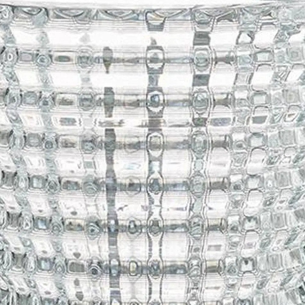 11" Clear Round Glass Table Vase - NOBLE HOME INTERIORS