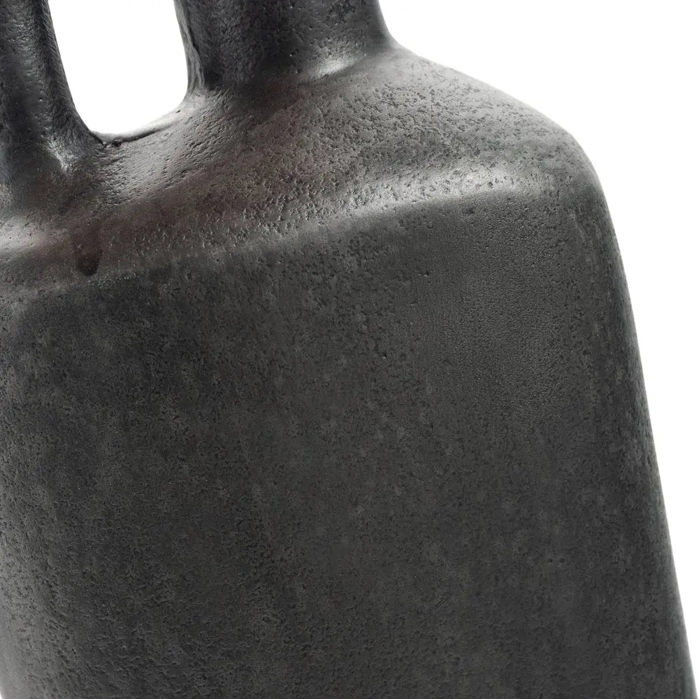 11" Gray Aluminum Jug Table Vase - NOBLE HOME INTERIORS