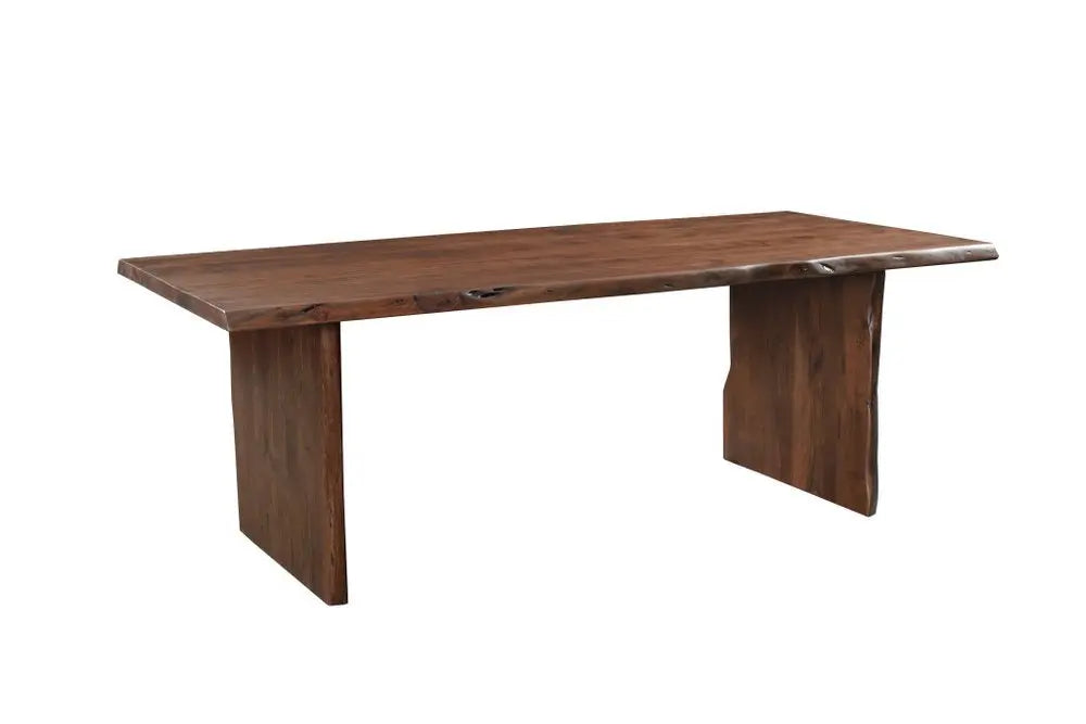 11 Piece Brown Solid Wood Dining Set with 10 - NOVA HOME FURNITURE