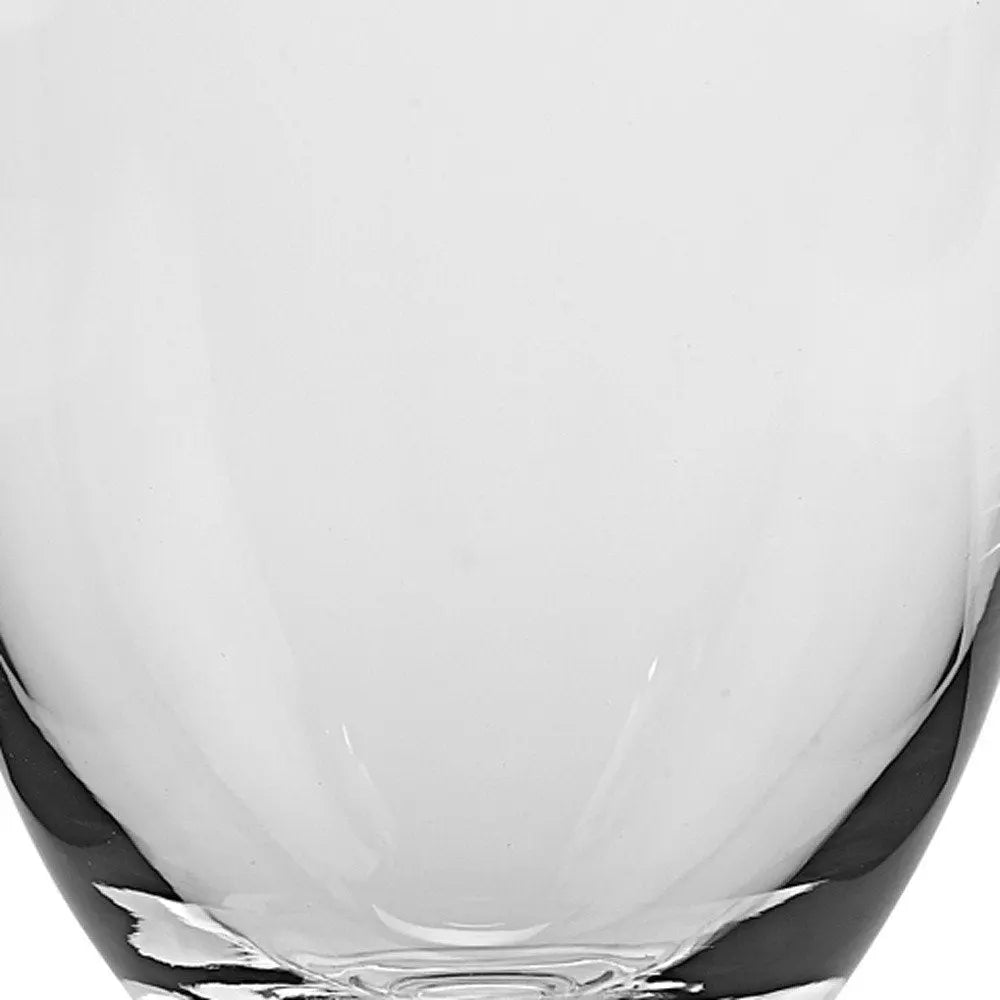 12" Clear Cylinder Lead Free Crystal Table Vase - NOBLE HOME INTERIORS