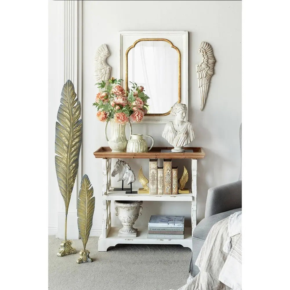 12" Sage And Ivory Amphora Ceramic Table Vase - NOBLE HOME INTERIORS