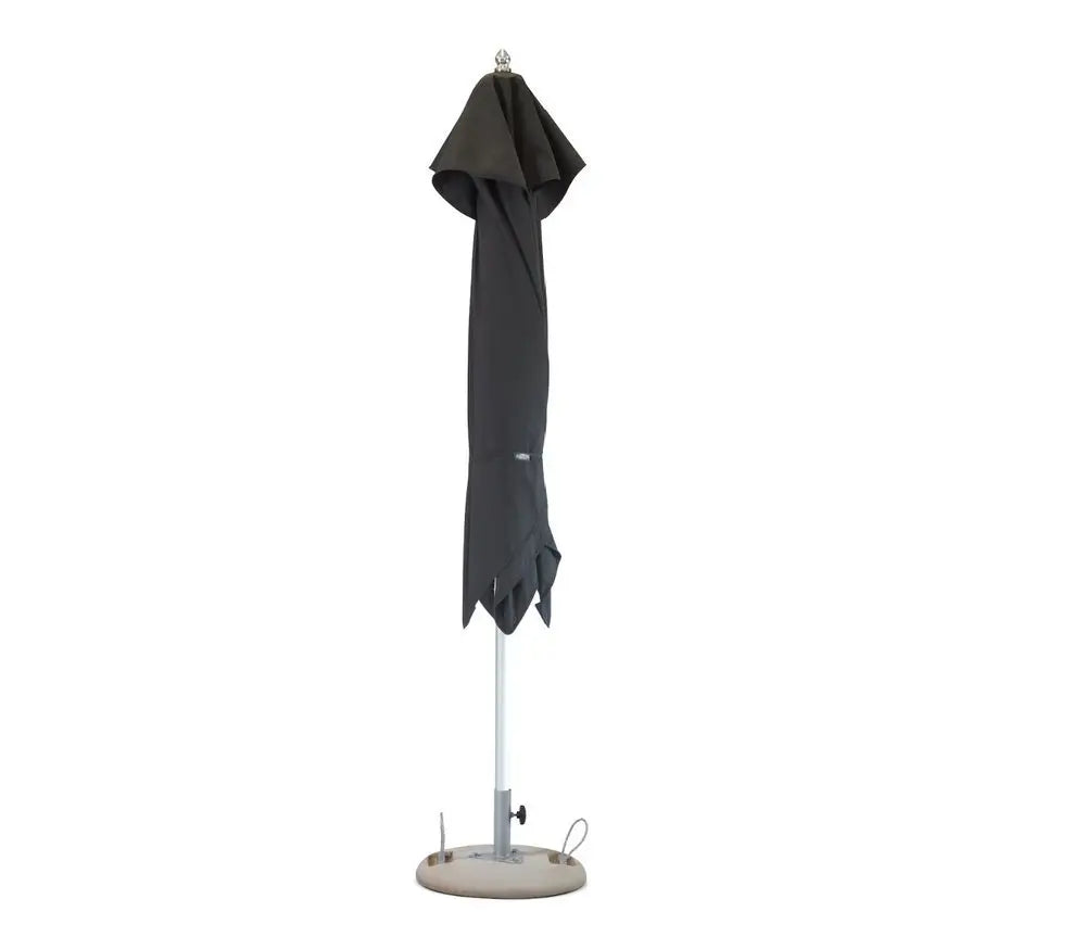 13' Black Polyester Round Market Patio Umbrella - NOBLE HOME INTERIORS
