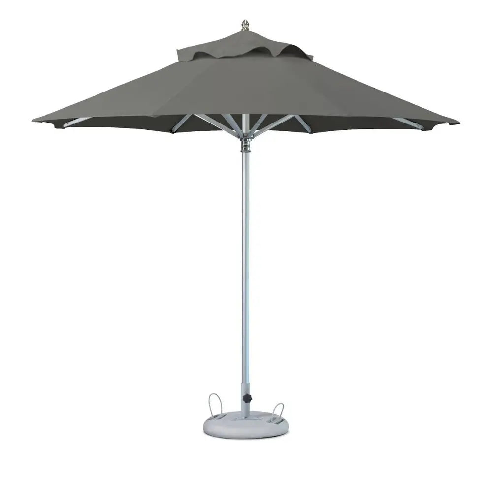 13' Charcoal Polyester Round Market Patio Umbrella - NOBLE HOME INTERIORS