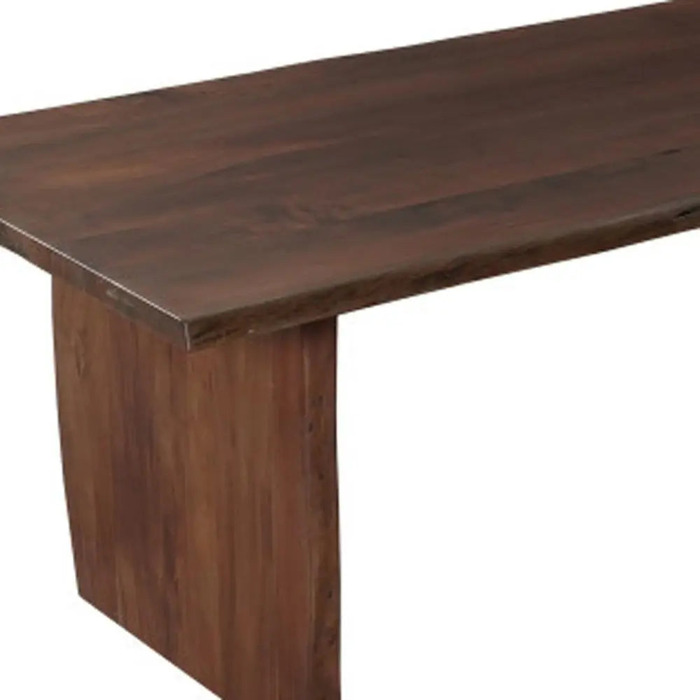 13 Piece Brown Solid Wood Dining Set with 12 - NOVA HOME FURNITURE