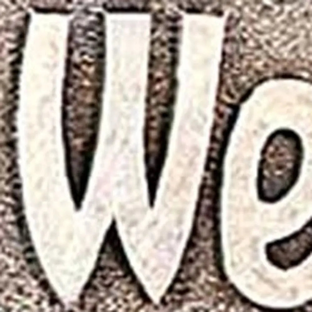 13" X 8" Gray Brown And Cream Bear Welcome Resin Wall Decor - NOBLE HOME INTERIORS