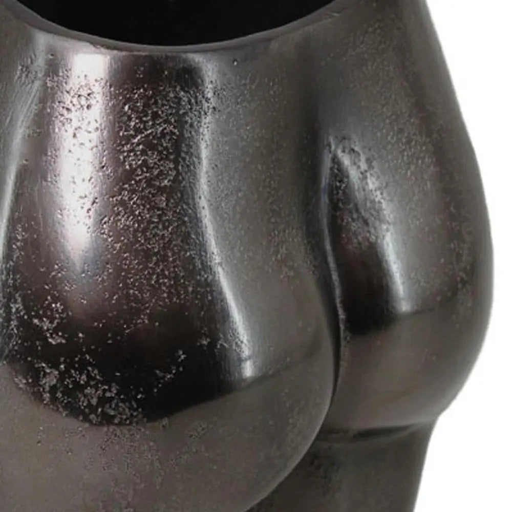 14" Gold Cast Aluminum Female Form Table Vase - NOBLE HOME INTERIORS