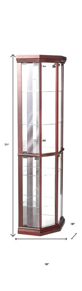 16" Dark Brown Display Stand - NOVA HOME FURNITURE