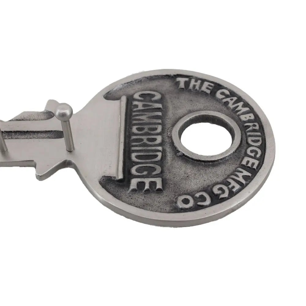 16" Silver Five Hook Wall Mount Key Shaped Coat Rack - NOBLE HOME INTERIORS