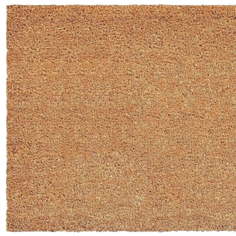 17" X 29" Brown And Natural Halloween Halloween Outdoor Coir Door Mat - NOBLE HOME INTERIORS