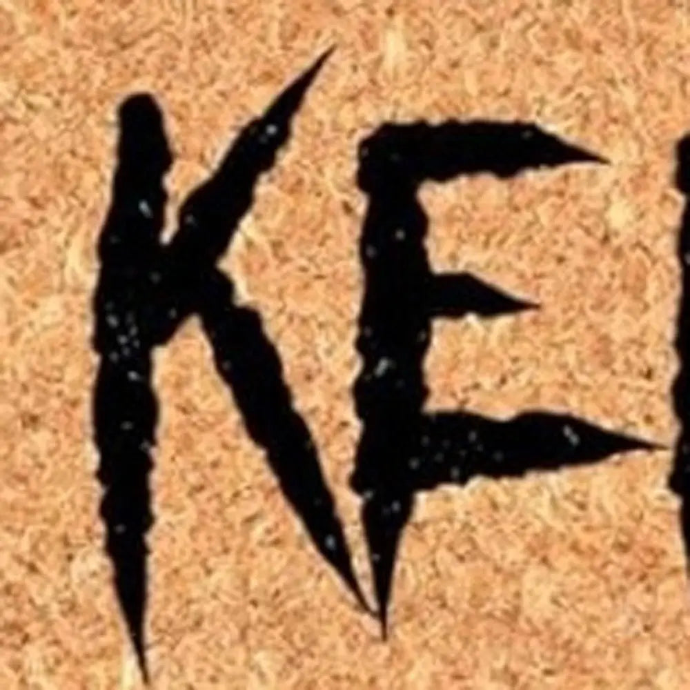 17" X 29" Natural And Brown Halloween Halloween Outdoor Coir Door Mat - NOVA HOME FURNITURE