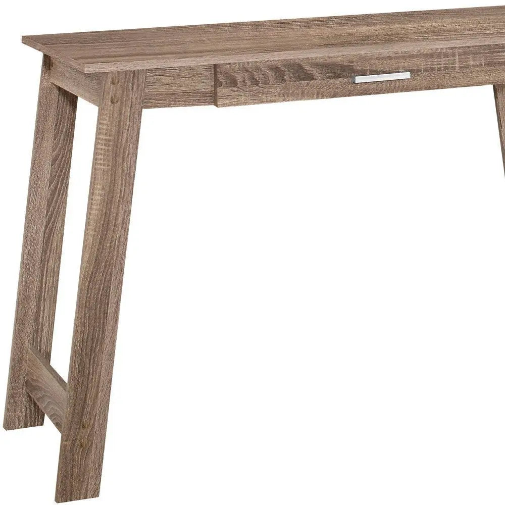 18" Brown Computer Desk - NOBLE HOME INTERIORS