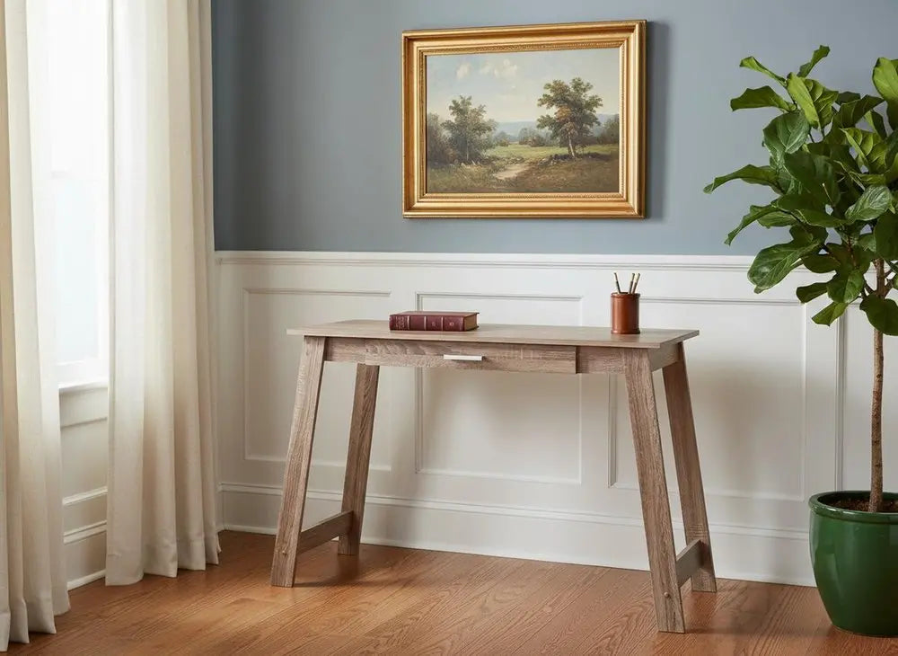 18" Brown Computer Desk - NOBLE HOME INTERIORS