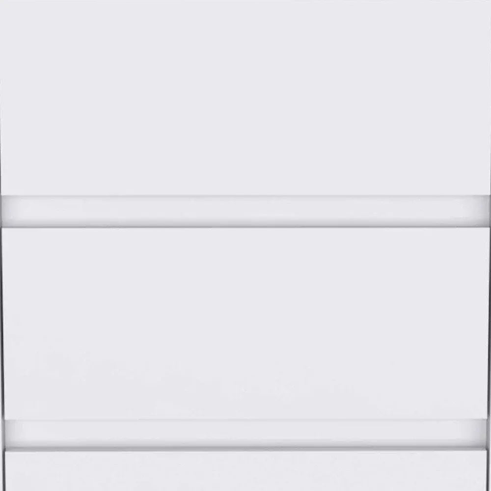 18" White Wood Accent Cabinet With Three Drawers - NOBLE HOME INTERIORS