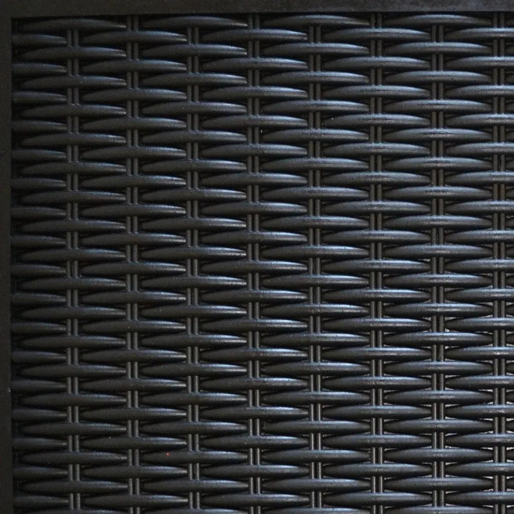 18" X 30" Black Rubber Outdoor Door Mat - NOBLE HOME INTERIORS