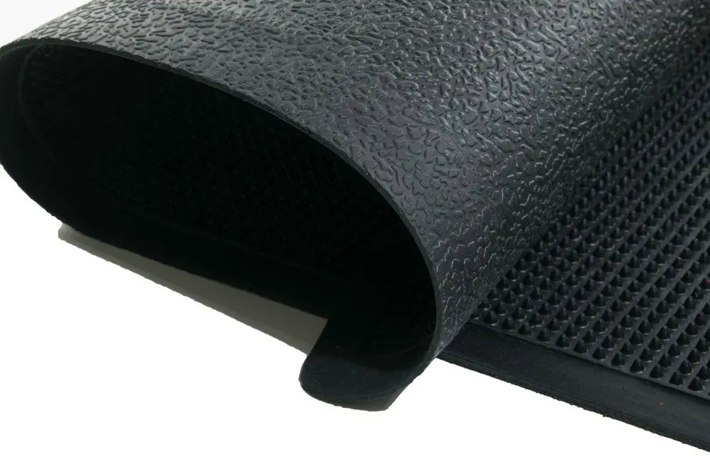 18" X 30" Black Rubber Outdoor Door Mat - NOBLE HOME INTERIORS