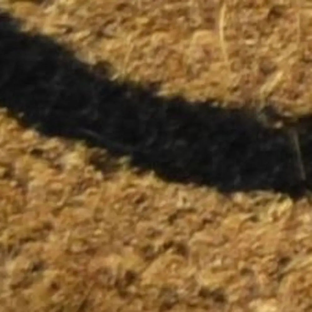 18" X 30" Brown and Black Coir Welcome Good Bye Outdoor Door Mat - NOBLE HOME INTERIORS