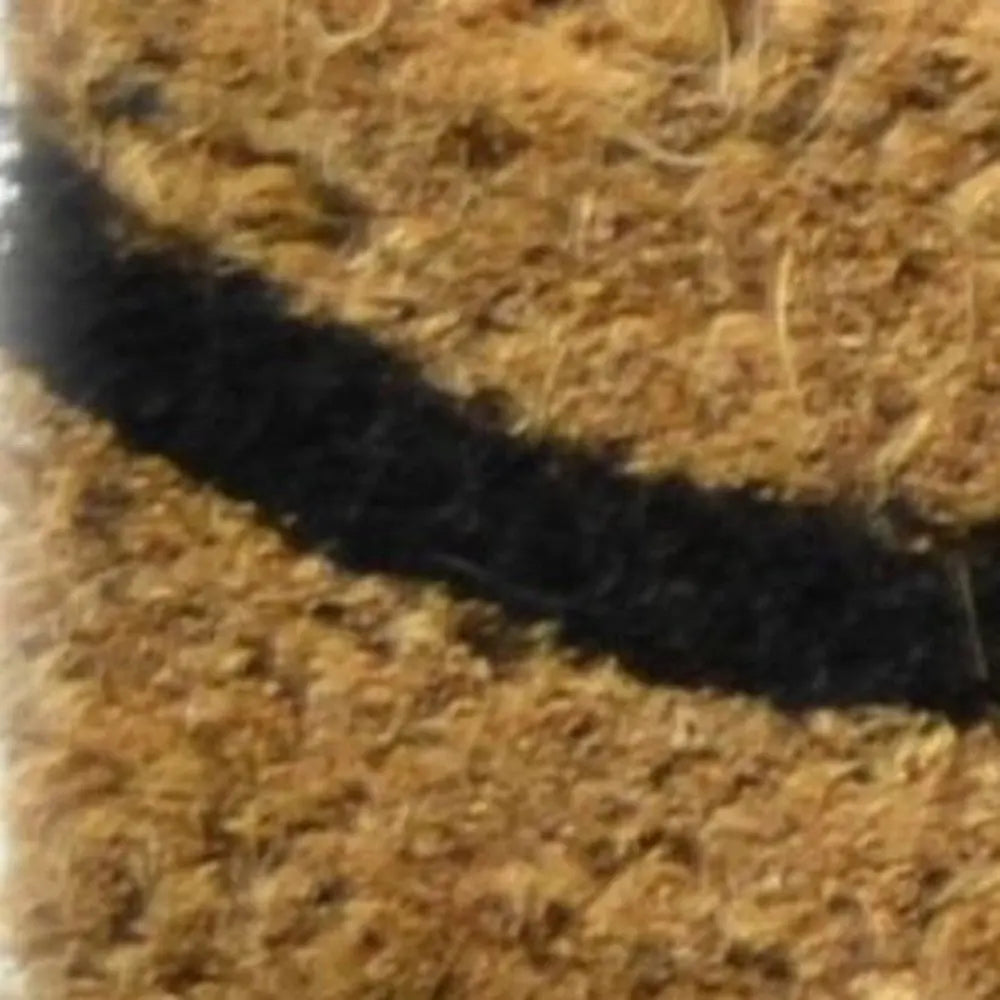 18" X 30" Brown and Black Coir Welcome Good Bye Outdoor Door Mat - NOBLE HOME INTERIORS