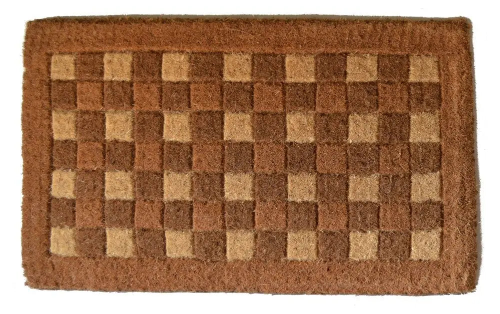 18" X 30" Brown Coir Outdoor Door Mat - NOBLE HOME INTERIORS