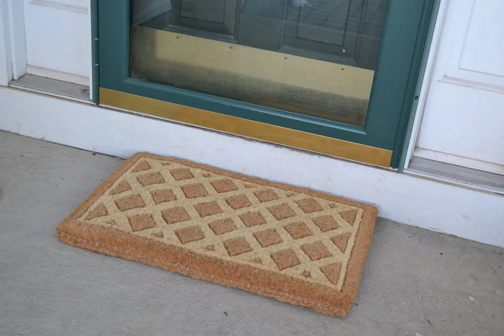 18" X 30" Brown Coir Outdoor Door Mat - NOBLE HOME INTERIORS