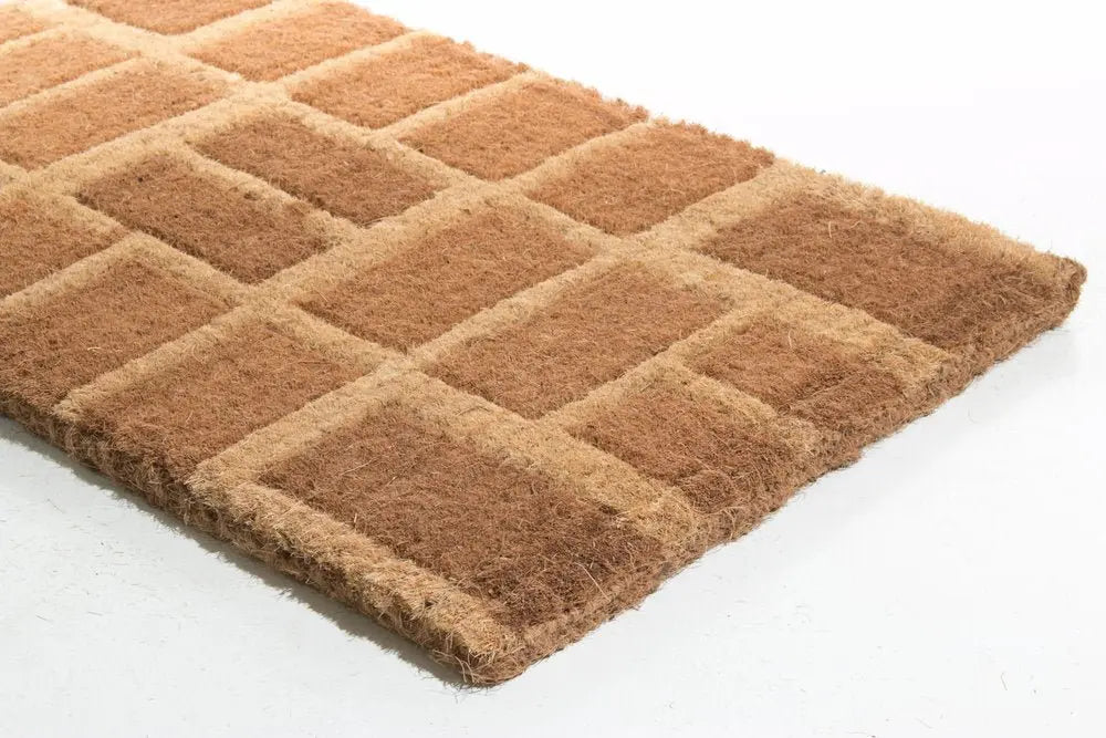 18" X 30" Brown Coir Outdoor Door Mat - NOBLE HOME INTERIORS