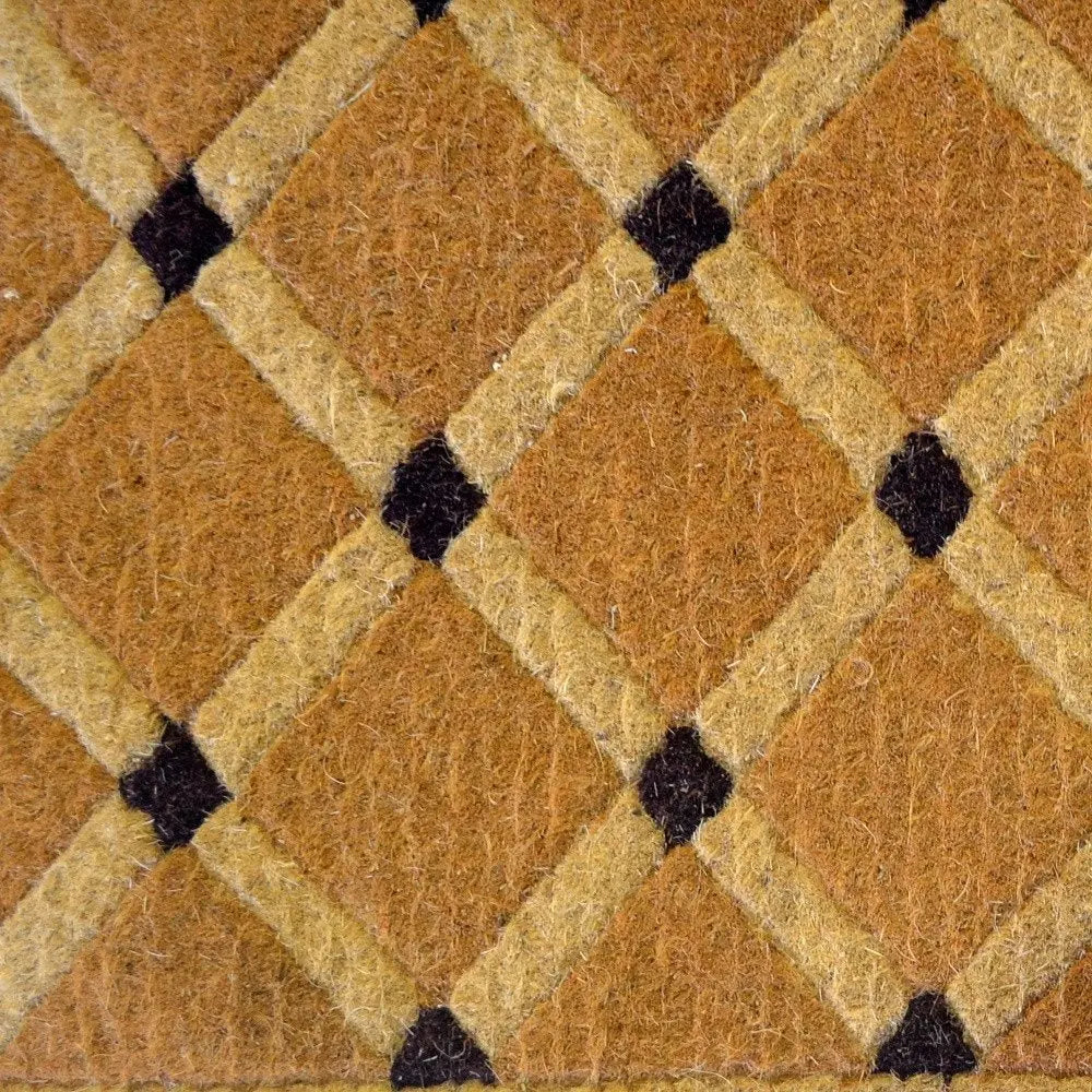18" X 30" Brown Coir Outdoor Door Mat - NOBLE HOME INTERIORS