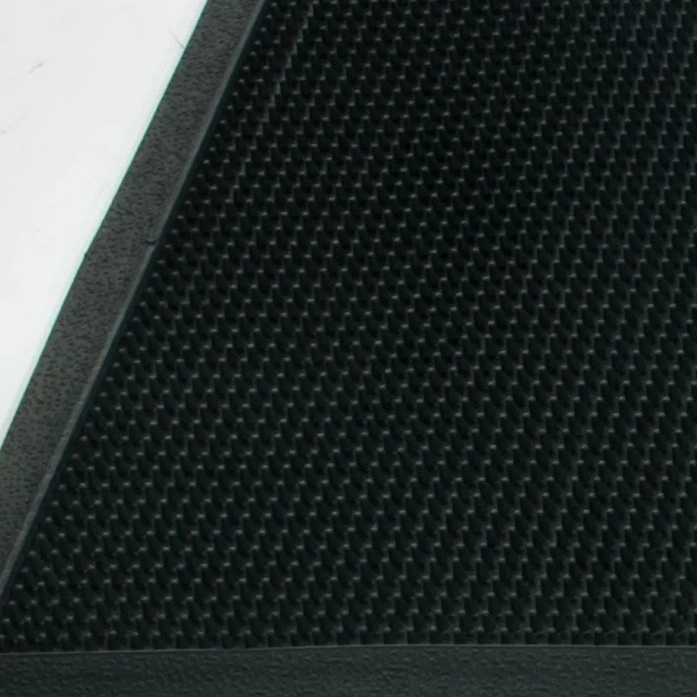 18" X 47" Black Rubber Outdoor Door Mat - NOBLE HOME INTERIORS
