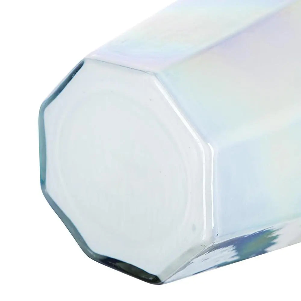 20" Opal Cylinder Glass Table Vase - NOBLE HOME INTERIORS