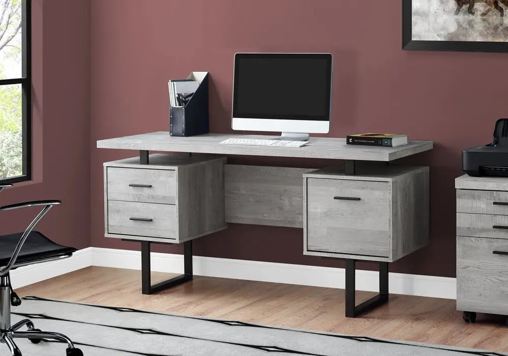 24" Brown and Black With Three Drawers - NOBLE HOME INTERIORS