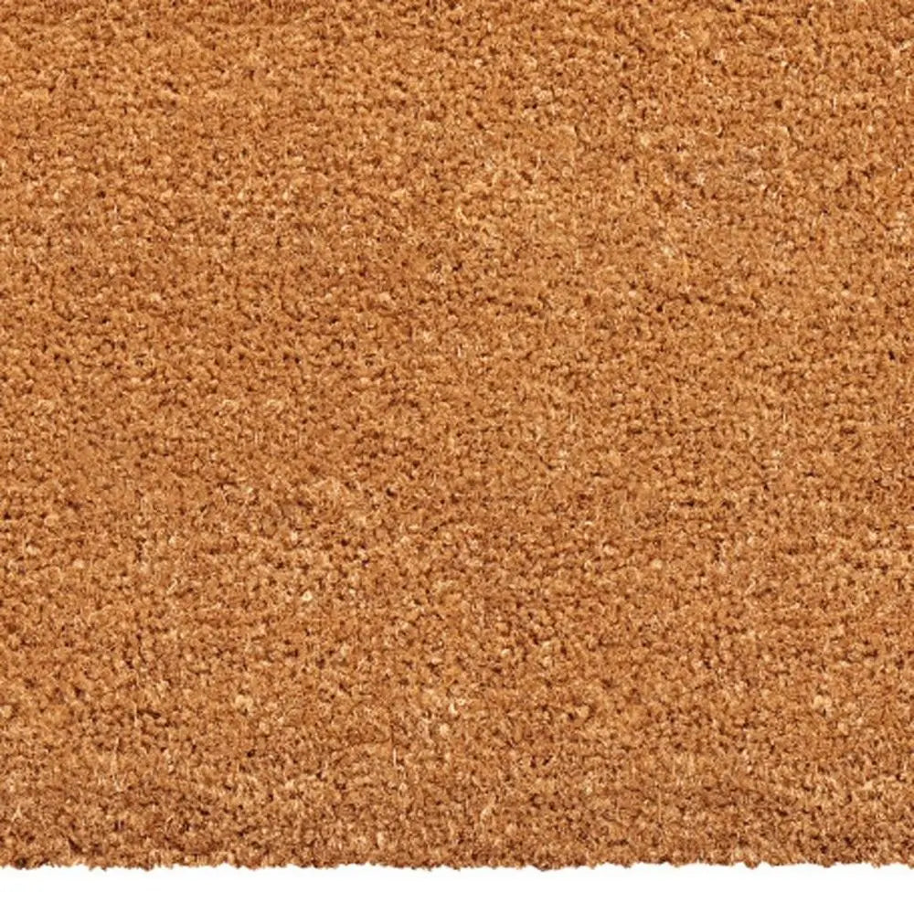 24" X 36" Brown Christmas Fa La La Outdoor Coir Door Mat - NOVA HOME FURNITURE