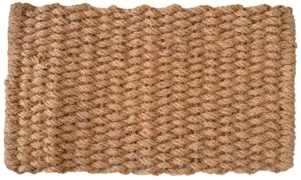 24" X 36" Brown Coir Weave Outdoor Door Mat - NOBLE HOME INTERIORS