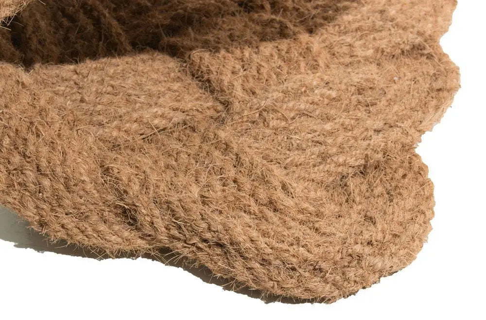 24" X 37" Brown Coir Weave Outdoor Door Mat - NOBLE HOME INTERIORS