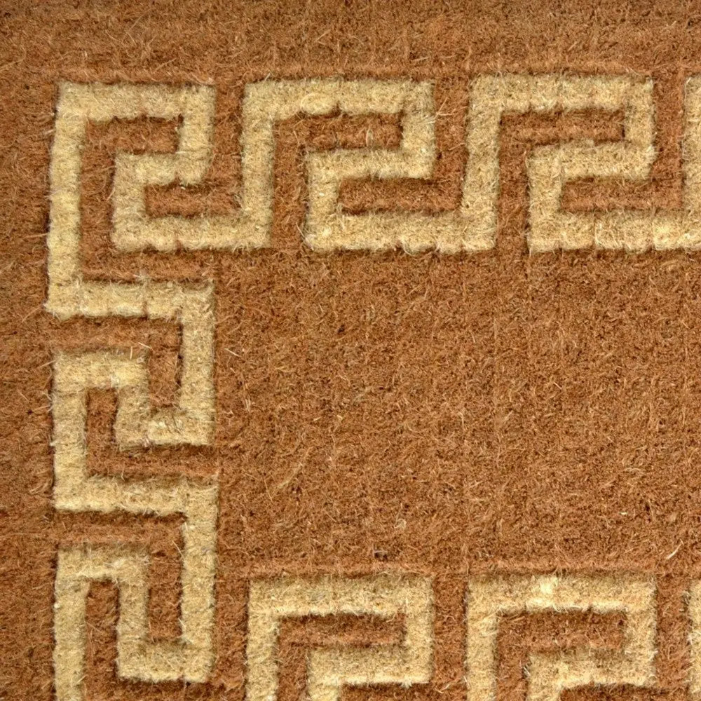 24" X 39" Brown Coir Outdoor Door Mat - NOBLE HOME INTERIORS