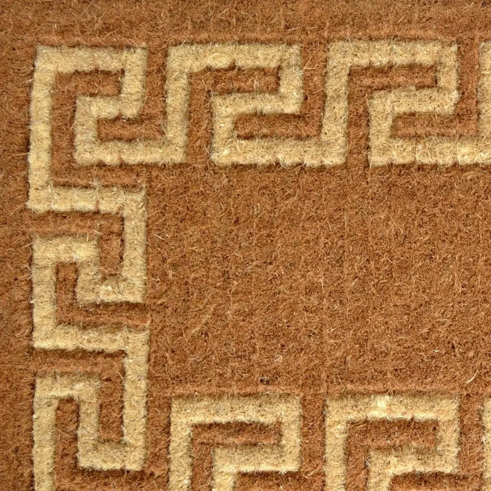 24" X 39" Brown Coir Outdoor Door Mat - NOBLE HOME INTERIORS