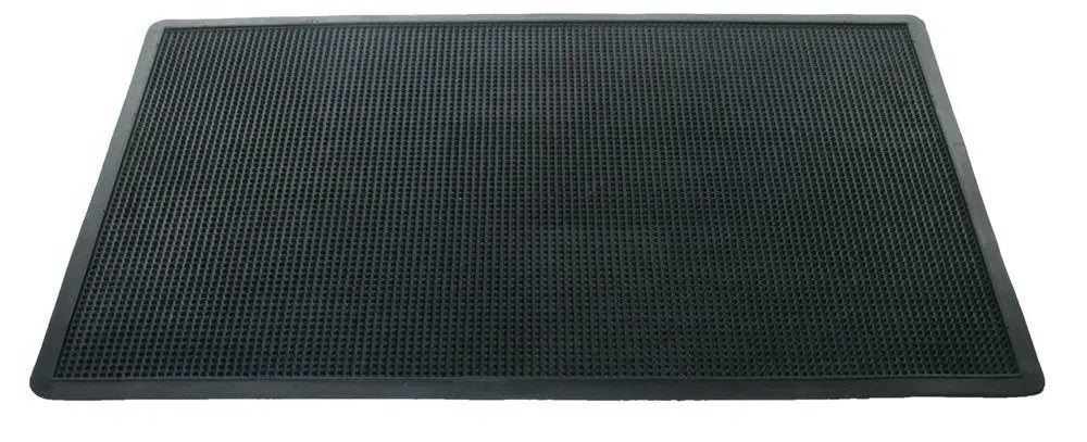 24" X 40" Black Rubber Outdoor Door Mat - NOBLE HOME INTERIORS