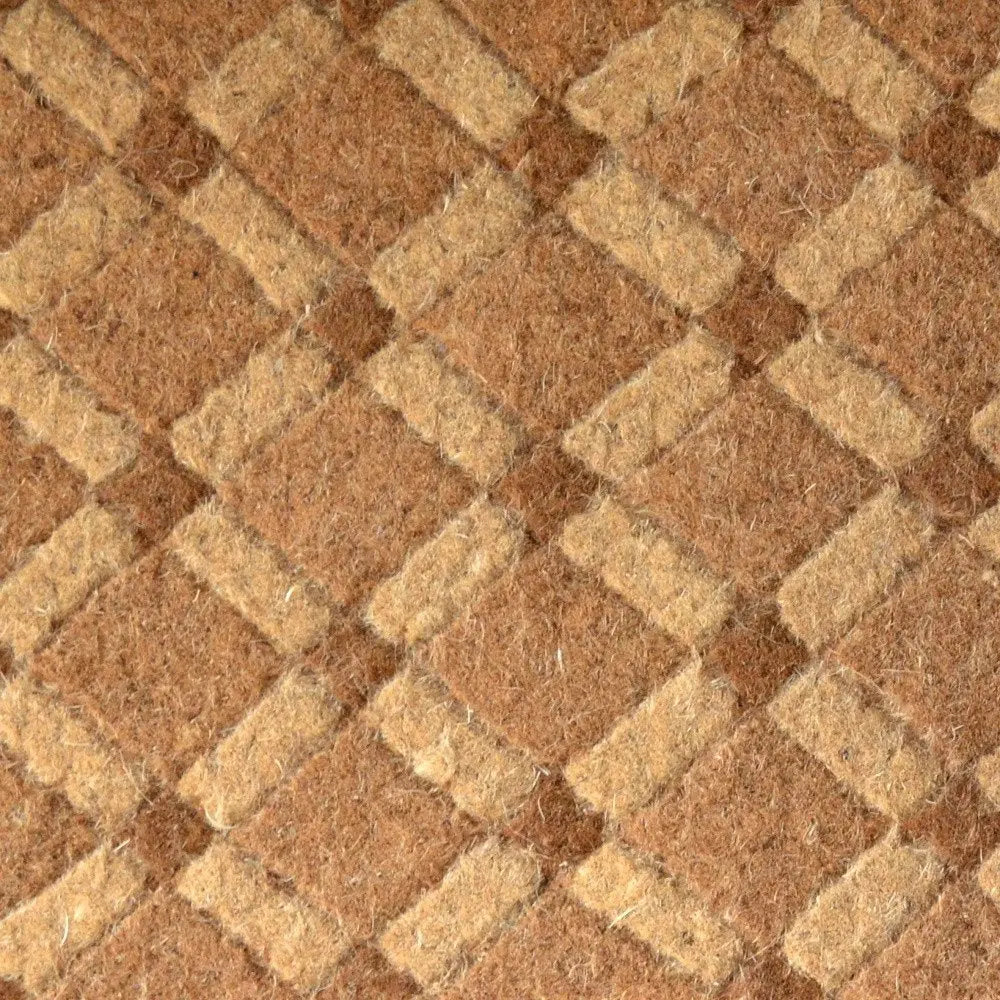 24" X 48" Brown Coir Outdoor Door Mat - NOBLE HOME INTERIORS