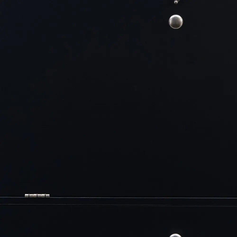 26" Black Wood Wall Mounted Folding Floating Desk - NOBLE HOME INTERIORS