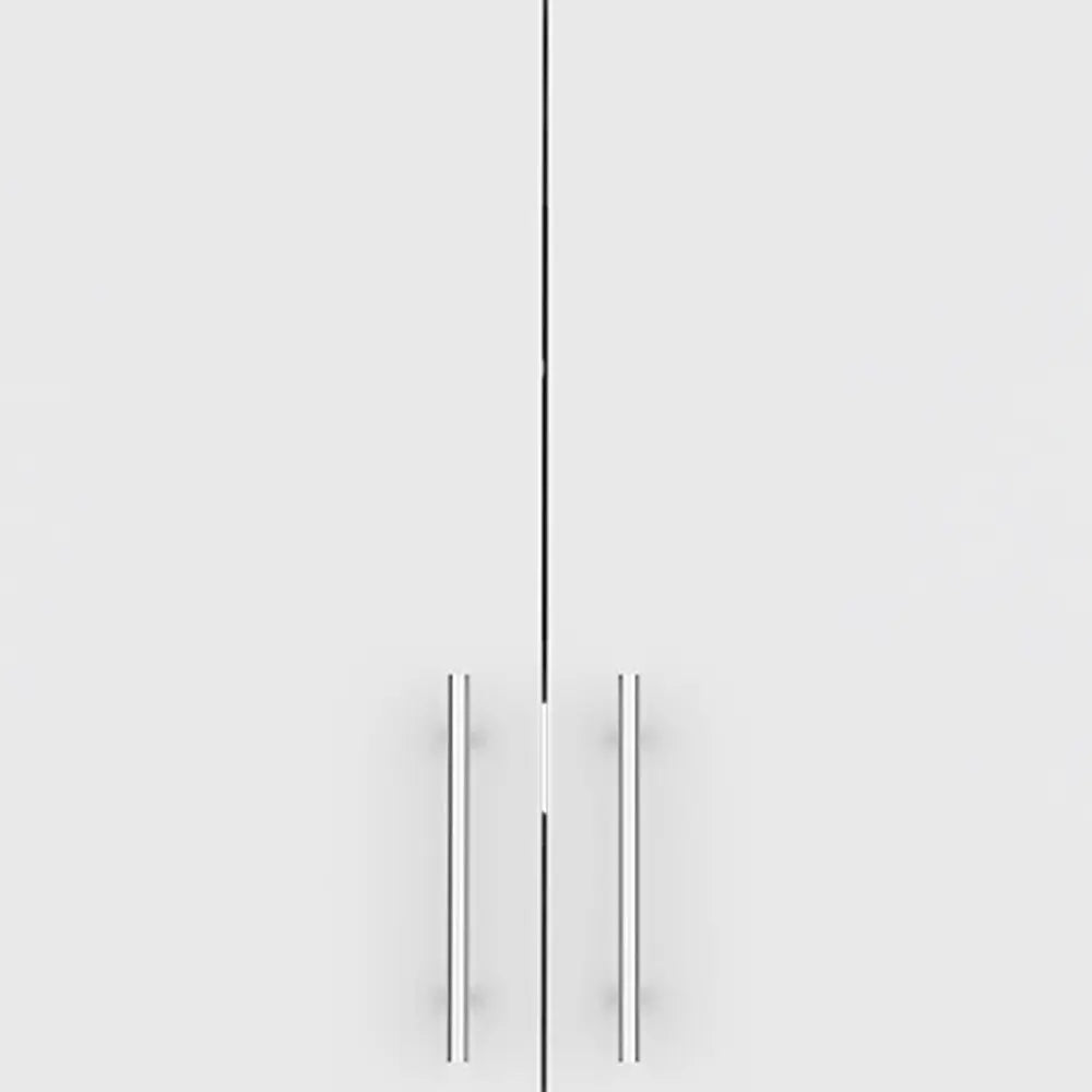 26" White Wood Wall Mounted Utlity Cabinet With Two Doors - NOVA HOME FURNITURE