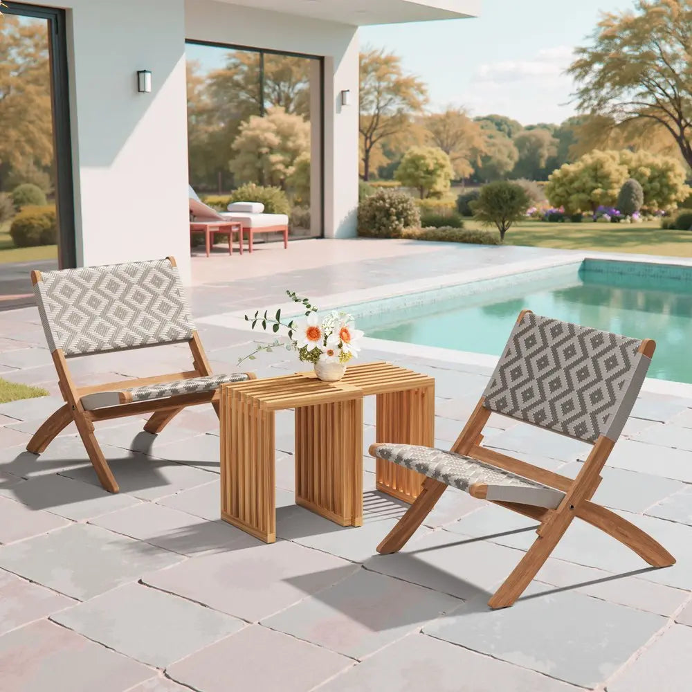 27" Natural Solid Wood Extendable Indoor Outdoor Bench - NOBLE HOME INTERIORS