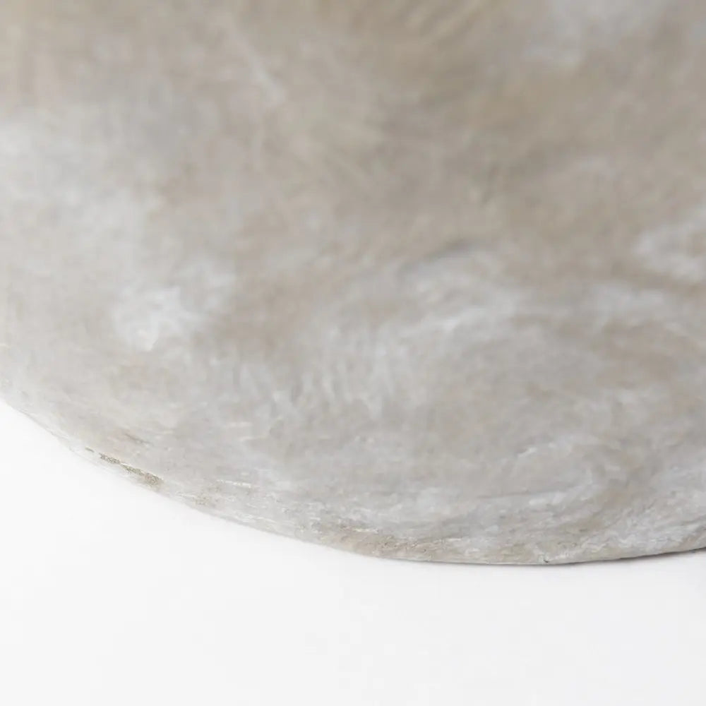 28" Tan Cylinder Ceramic Floor Vase - NOBLE HOME INTERIORS