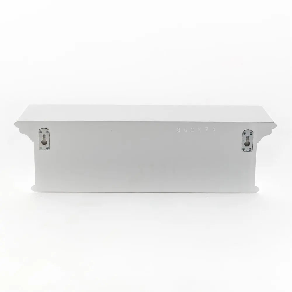 28" White Solid Wood Four Hook Wall Mount Coat Rack - NOBLE HOME INTERIORS