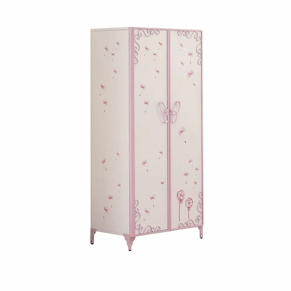 32" Purple And White Metal Dresser HomeRoots