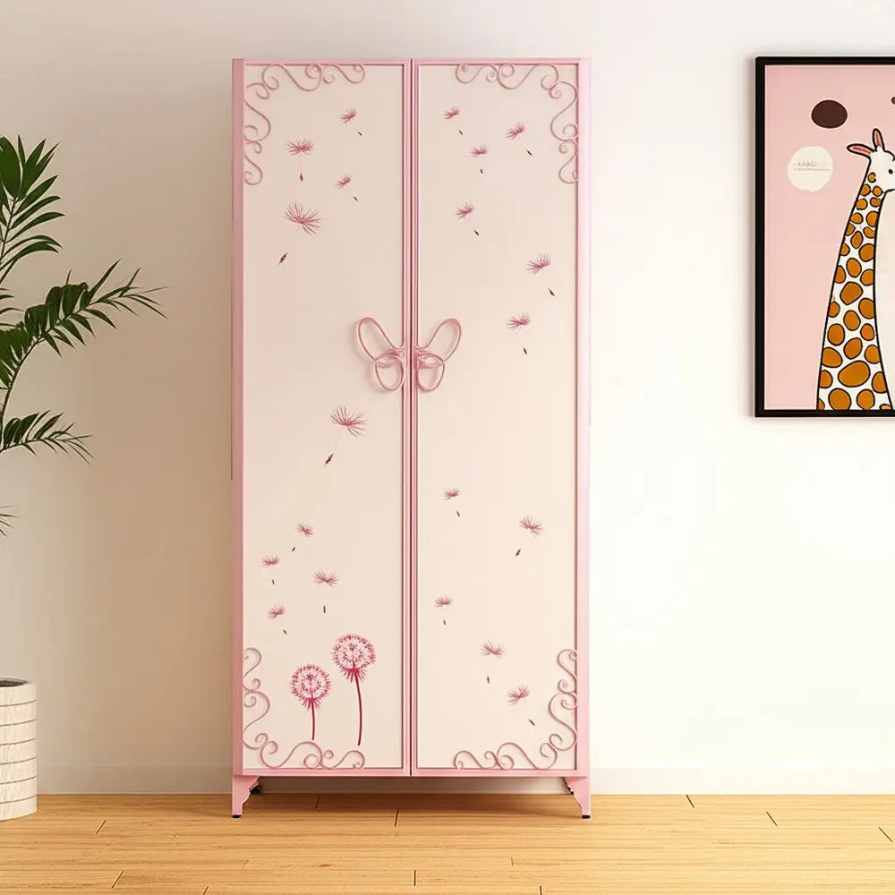 32" Purple And White Metal Dresser HomeRoots