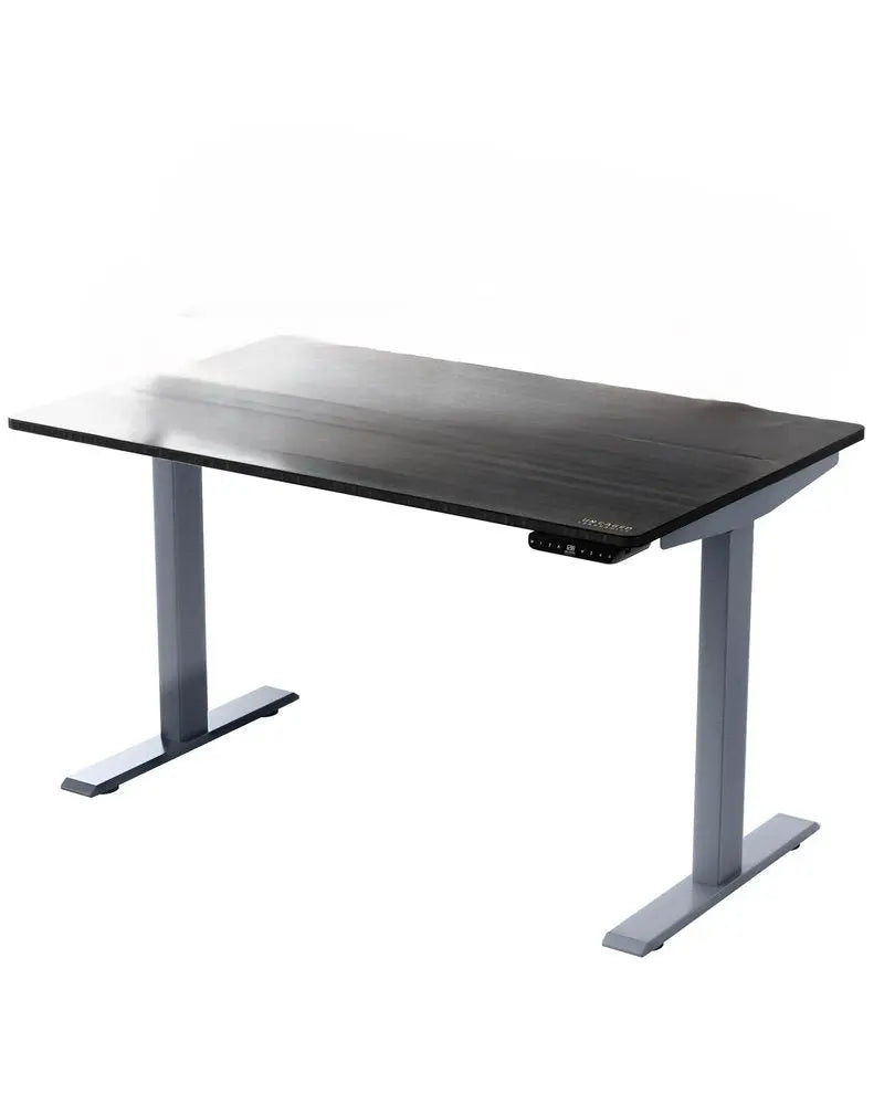 30" Adjustable Black and Gray Stainless Steel Standing Desk - NOBLE HOME INTERIORS