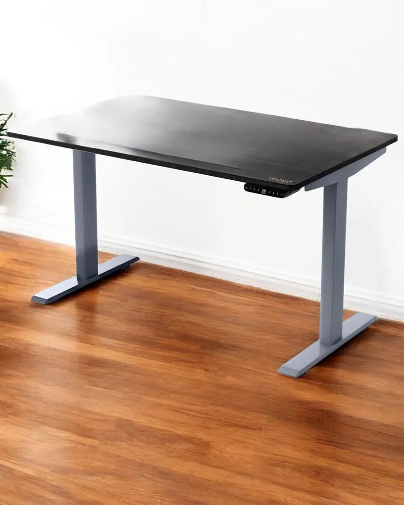 30" Adjustable Black and Gray Standing Desk - NOBLE HOME INTERIORS