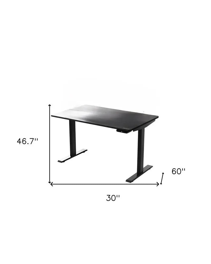 30" Adjustable Black Stainless Steel Standing Desk - NOBLE HOME INTERIORS