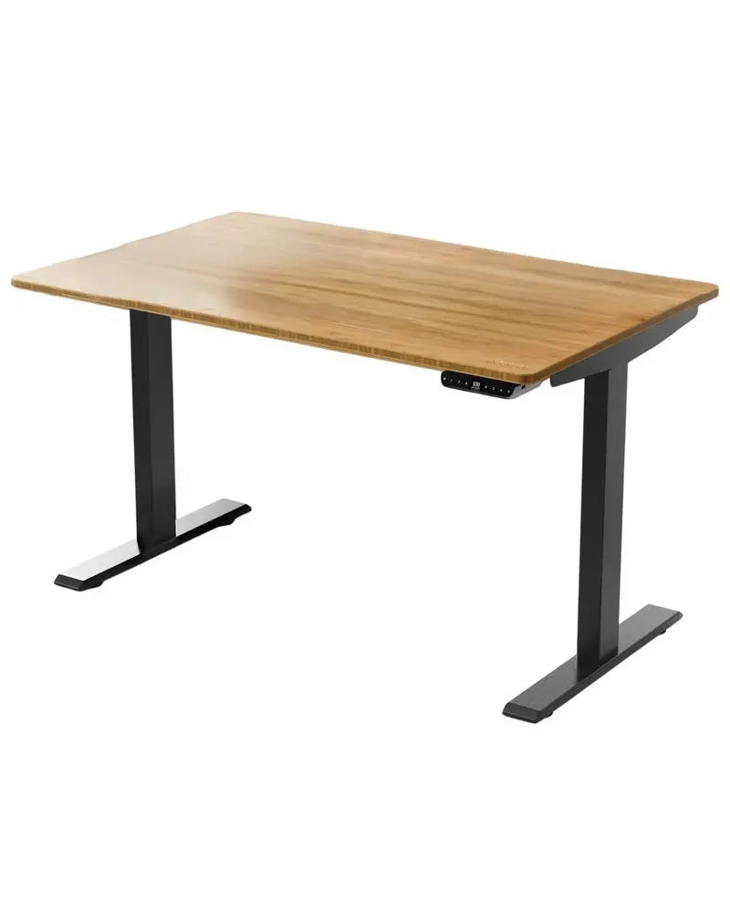 30" Adjustable Brown and Black Standing Desk - NOBLE HOME INTERIORS