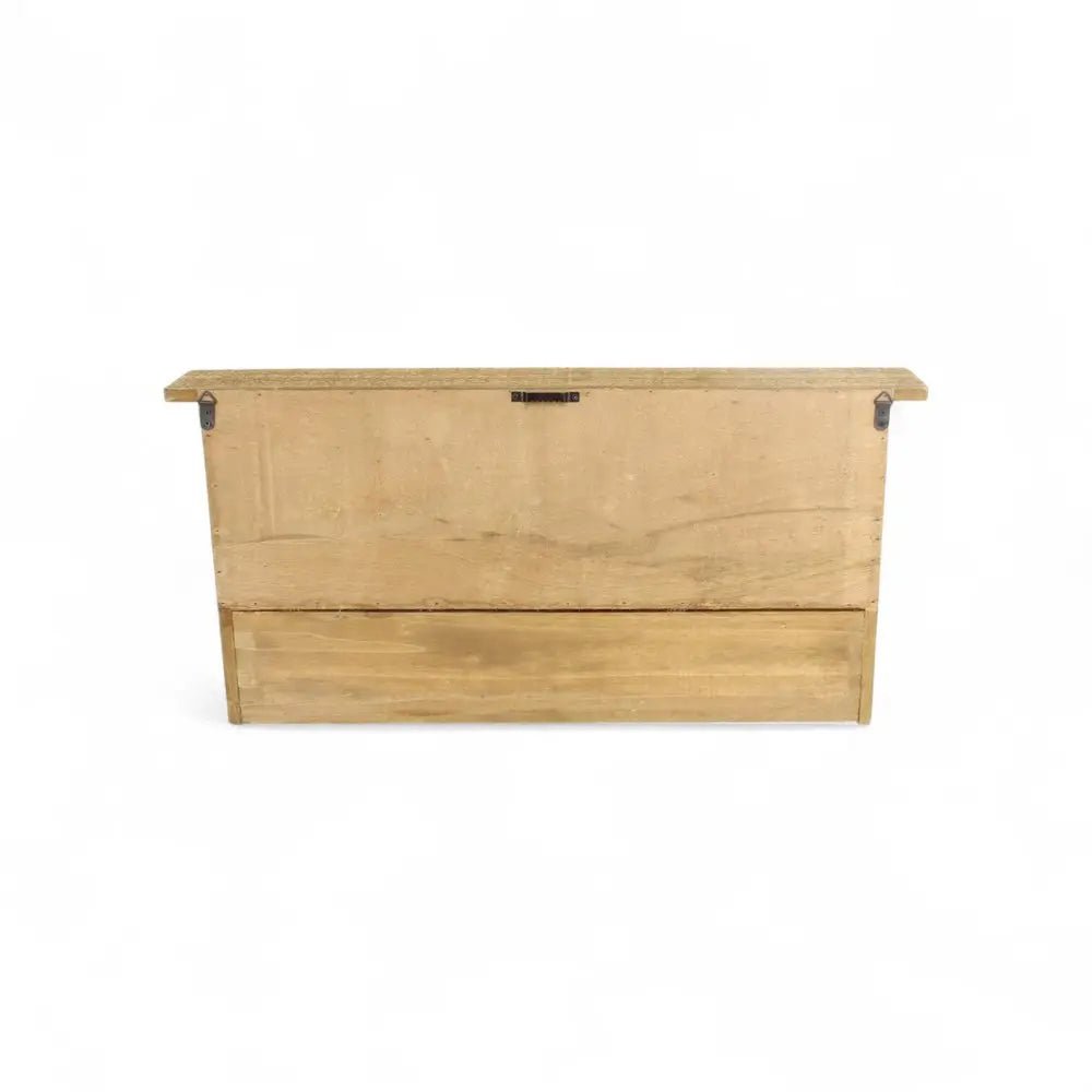 30" Natural Wood Four Hook Wall Mount Coat Rack - NOBLE HOME INTERIORS