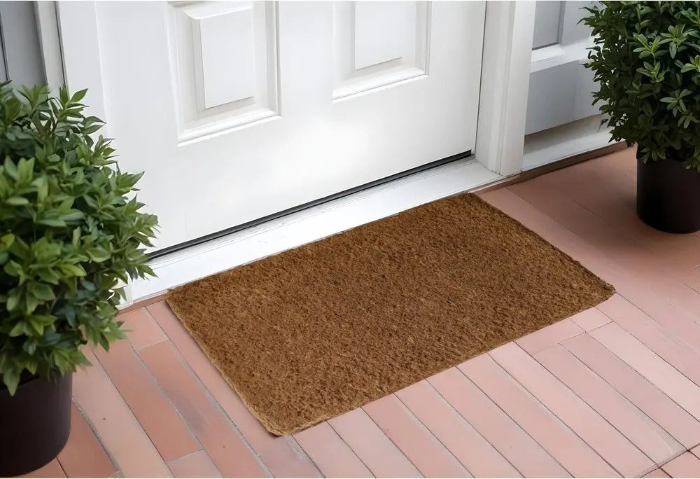 30" X 48" Brown Coir Outdoor Door Mat - NOBLE HOME INTERIORS
